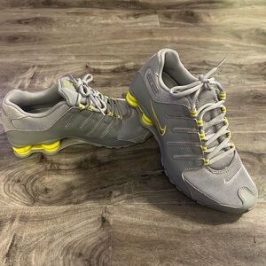 Nike NZ shox Men's Gray and Yellow